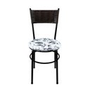 Ver imagem 3 de 2 Cadeiras Pretas para Cozinha Viena Marrom:Floral Branco