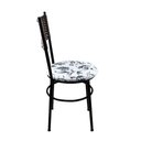 Ver imagem 5 de 2 Cadeiras Pretas para Cozinha Viena Marrom:Floral Branco