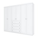 Ver imagem 2 de Guarda Roupa Casal Nova York 6 Portas 4 Gavetas Espresso Móveis