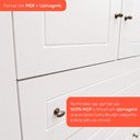 Ver imagem 7 de Guarda-Roupa Casal 6 Portas 4 Gavetas Nova York Espresso Móveis Branco
