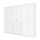 Ver imagem 2 de Guarda Roupa Casal Nova York 6 Portas 4 Gavetas Espresso Móveis