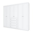 Ver imagem 2 de Guarda Roupa Casal Nova York 6 Portas 4 Gavetas Espresso Móveis