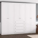 Ver imagem 2 de Guarda Roupa Casal Nova York 6 Portas 4 Gavetas Espresso Móveis
