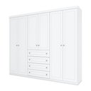 Ver imagem 1 de Guarda Roupa Casal Nova York 6 Portas 4 Gavetas Espresso Móveis