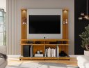 Ver imagem 3 de Home Theater York Led Ripado Naturalle/off White - Bechara Móveis