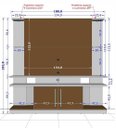 Ver imagem 6 de Home Theater York Led Ripado Naturalle/off White - Bechara Móveis
