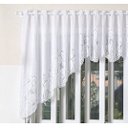 Ver imagem 4 de Cortina Renda Cascata Tulipinhas Branca Cozinha