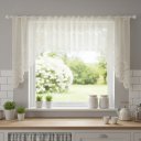 Ver imagem 6 de Cortina Renda Cascata 3,00 m X 1,00 Alt Arabesco Creme
