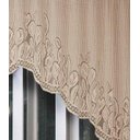 Ver imagem 2 de Cortina Renda Cascata Tulipinhas Marrom Cozinha