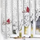 Ver imagem 3 de Cortina Renda Cascata Cozinha Creme Bule Vermelho 3x1,00 Alt