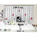 Ver imagem 5 de Cortina Renda Cascata Cozinha Creme Bule Vermelho 3x1,00 Alt