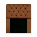Ver imagem 1 de Cabeceira Mirage Para Cama Box Solteiro 90cm com Capitonê Suede - Renascer Decor:Marrom