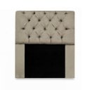 Ver imagem 1 de Cabeceira Mirage para Cama Box Solteiro 90cm com Capitonê Suede - Renascer Decor:Bege