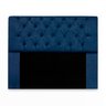 Cabeceira Mirage para Cama Box Casal 140cm com Capitonê Suede - Renascer Decor:Azul Marinho - 1