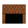 Cabeceira Mirage Para Cama Box Queen Size 160cm com Capitonê Suede - Renascer Decor:Marrom - 1
