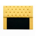 Ver imagem 1 de Cabeceira Mirage Para Cama Box Queen Size 160cm com Capitonê Suede - Renascer Decor:Amarelo