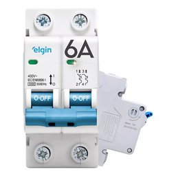 Disjuntor Bipolar Duplo Elgin 6a 10a 16a 20a 25a 40a 100a Og - 5