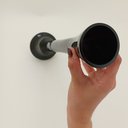 Ver imagem 4 de Vaso Decorativo de Vidro Preto 50x12x12cm Enfeite Sala Mesa Estante Aparador