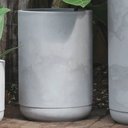 Ver imagem 2 de Conjunto de Vaso e Prato Match 36 Cimento Queimado - Japi