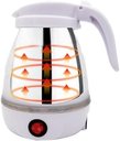 Ver imagem 4 de Chaleira Elétrica Dobrável 110v Portátil, Compacta, Leve, Viagem, Ferva Água Rápido