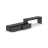 Rack Extensível Along Preto 164cm - 8