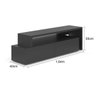Rack Extensível Along Preto 164cm - 12