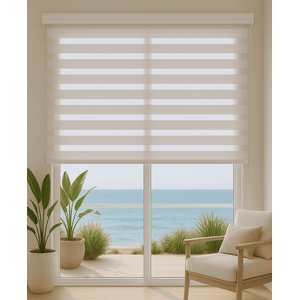 Persiana Double Vision Sunny 180larg X 220alt Branca (bandô)