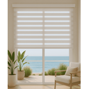 Ver imagem 1 de Persiana Double Vision Sunny 180larg X 220alt Branca (bandô)