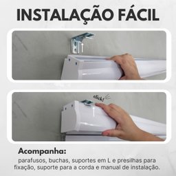 Persiana Double Vision Sunny 180larg X 220alt Branca (bandô) - 6