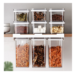 Pote Hermetico Poliestireno Empilhavel My 10x10x24 Cm lyor 5250 - 3 Pote Hermetico Poliestireno Empilhavel My 10x10x24 Cm lyor 5250 - 3