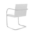 Ver imagem 2 de Cadeira Brno Couro Natural Branco Tubular Cromada