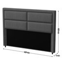 Ver imagem 4 de Cabeceira Estofada para Cama King New York 1.92 Probel