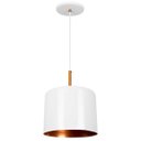 Ver imagem 2 de Kit 2 Lustres Pendente Bilboquê Medio Branco com Cobre