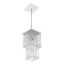 Ver imagem 3 de Kit 1 Lustre Cristal Acr. Marry + 2 Pendentes Spark Branco