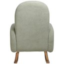 Ver mais imagens de Poltrona de Amamentação com Balanço Base Milka Dolce D02 Bouclê Verde Oliva C-199 - Lyam Decor