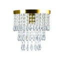 Ver imagem 4 de Kit 3 Pendentes Spark + Lustre Plafon Manucrillic Dourado