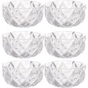 Ver imagem 1 de Conjunto de Potes de Sobremesa 6pçs Lyor 270ml Bowls de Cristal de Chumbo Deli Diamond