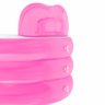 Banheira Inflável Portátil com Encosto 150l Vg Plus Rosa - 4