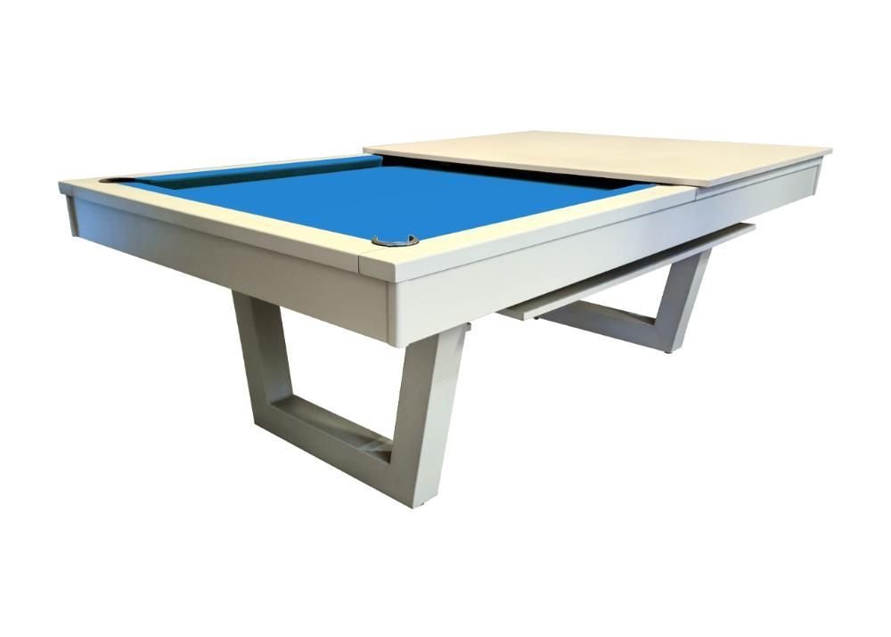 Mesa de Sinuca/bilhar com Tampo de Jantar Cor Nude - 2,52 X 1,40 - Azul Royal