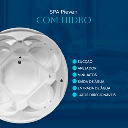 Spa Redondo Pieven com Hidro em Acrílico - 4