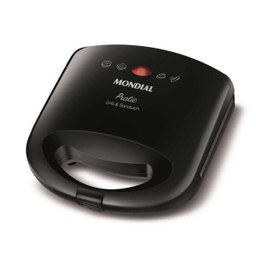 Grill e Sanduicheira Mondial Pratic 2 em 1 Sn-01 Preto (127v) - 1