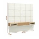 Ver imagem 4 de Painel para TV 75 Polegadas Off White Freijo Dalla Costa
