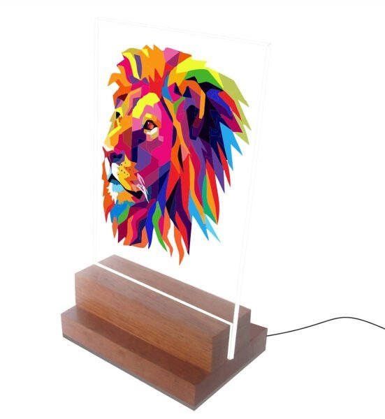 Abajur e Luminária Decorativa Leão