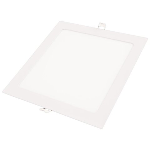 Plafon Led Tramontina Quadrado de Embutir Slim 18 W Bivolt 6500 K Luz Branca