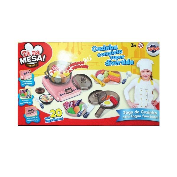 Jogo De Cozinha Menina Tá Na Mesa Toy Nig - Bom Preço Magazine