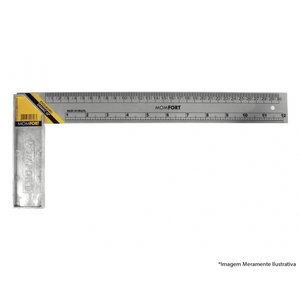 Esquadro Zamak Momfort 10 25cm 626010