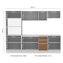 Ver imagem 2 de Cozinha Completa 100% MDF Smart Modulada Madesa