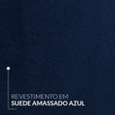 Ver imagem 4 de Sofá 3 Lugares Retrátil e Reclinável Glamour 225 Azul