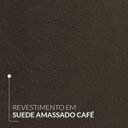 Ver imagem 4 de Sofá 3 Lugares Retrátil e Reclinável Glamour 225 Café