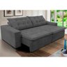 Sofá Amazonas 3,00M Retrátil com Molas Cinza - 1